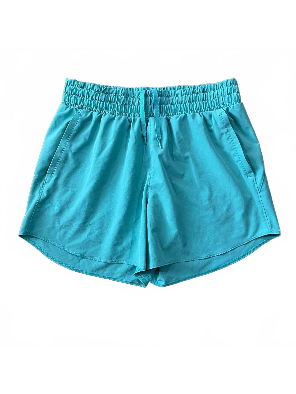 Under Armour Womens Flex Woven 5" Shorts Blue Size Large